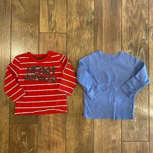 24M / 2T Long Sleeve Boy Shirts